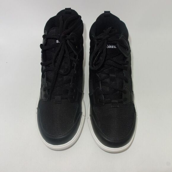 NEW Sorel Black Insulated Explorer Sneaker Mid WP Boots Men's Size 7 - Picture 4 of 8